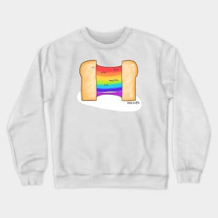 Rainbow Cheese Toast Crewneck Sweatshirt